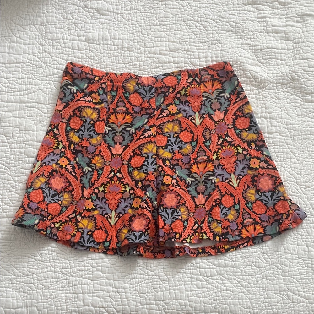 Zara Multicolor Floral Skirt